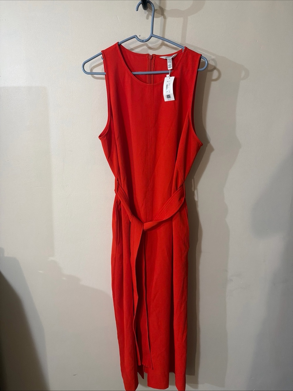 NWT Spanx Short Sleeve Luxe Drape Maxi Dress Red 21624R Size 2X